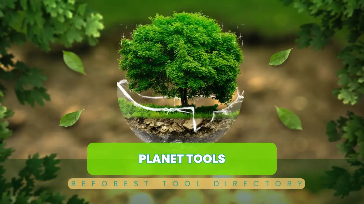 Planet tools environment or trees image for site or social use