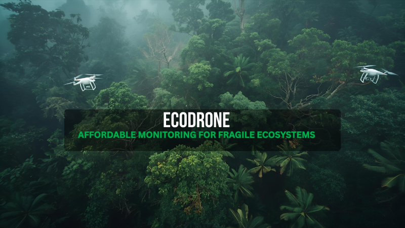 Ecodrone monitors tropical forest health with thermal and multispectral sensors. - drone planting systems