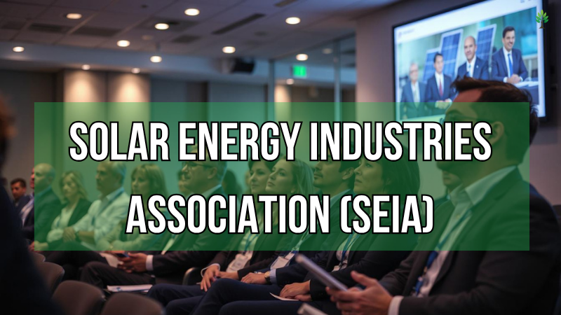 Industry leaders speak at a conference panel on solar energy policy and markets.